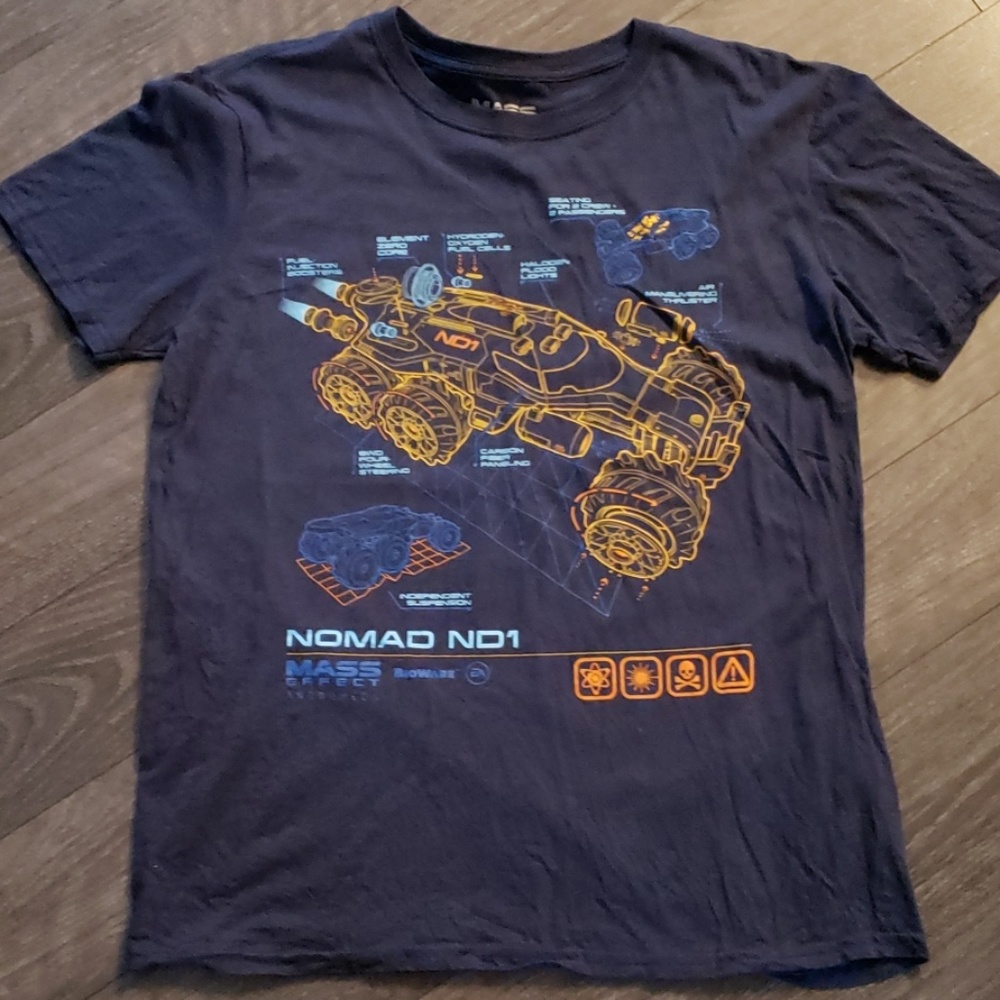 Mass Effect Blueprint tshirt